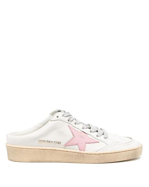 Golden Goose Deluxe Brand White Ball Star Sabot Slip-On Sneakers