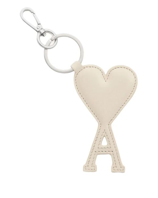AMI White Ami De Coeur Keyring