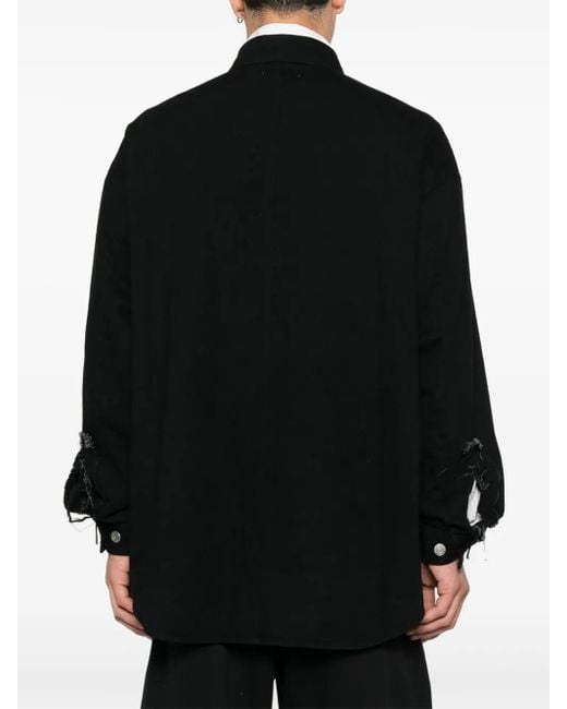 Undercover Black Button-Fastening Shirt for men