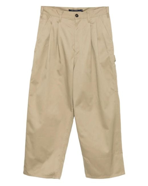 Pantalones Rectos Con Pinzas Sofie D'Hoore de color Natural