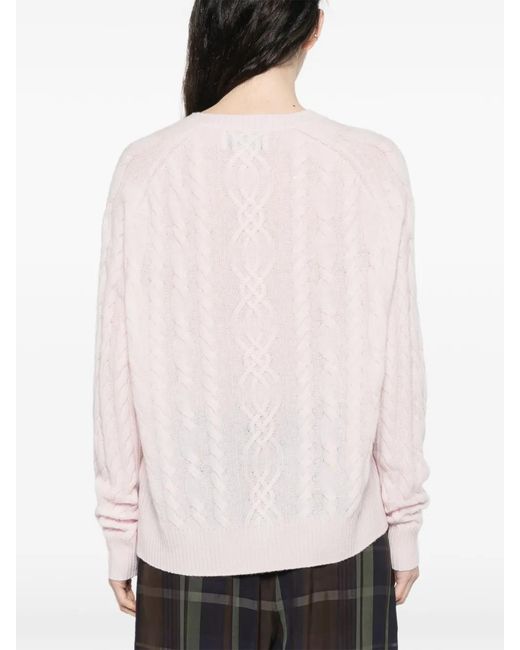 Bompard Sweater Met Ronde Hals in het Pink