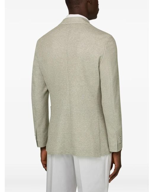 Boggi White Single-Breasted Blazer for men