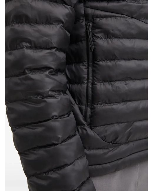 The North Face Gray Huila Hooded Quilted Jacket for men