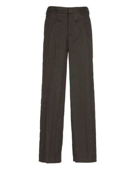 PT Torino Gray Palazzo Trousers