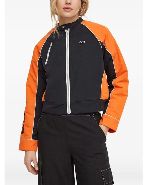 Veste À Détails De Zips Résumé en coloris Blue