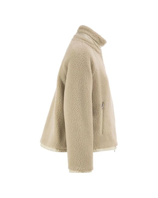 Herno Natural Reversible Teddy-Fleece Jacket