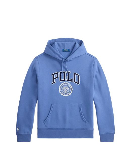 Polo Ralph Lauren Blue Logo-Detail Hoodie for men