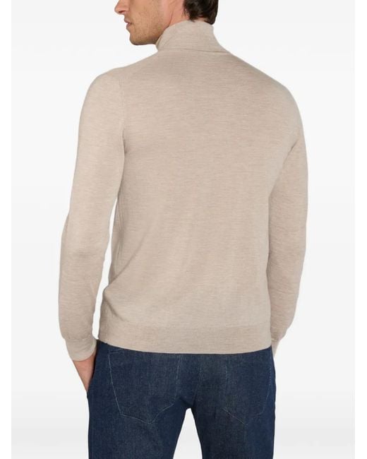 Pull À Col Roulé Zanone pour homme en coloris Natural