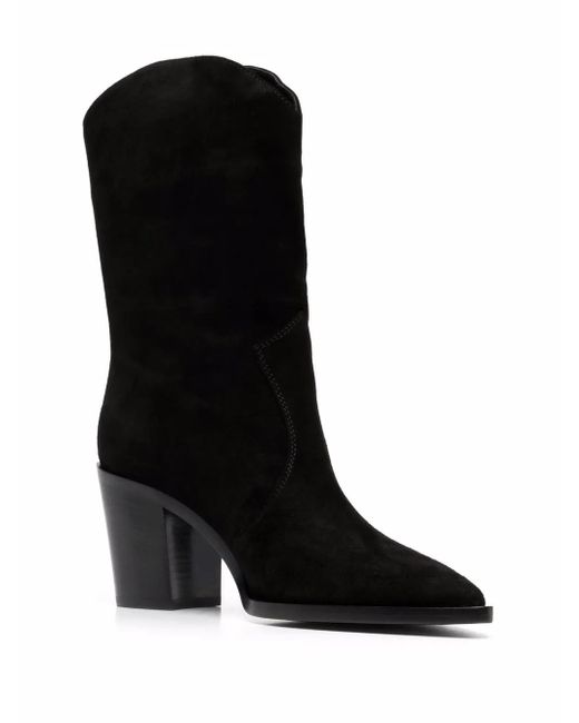 Gianvito Rossi Black Ankle Boot