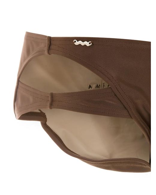 Amir Slama Brown Plain Trunks for men