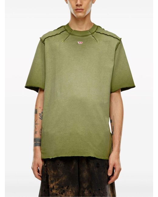 DIESEL Green T-erie Jersey T-shirt for men