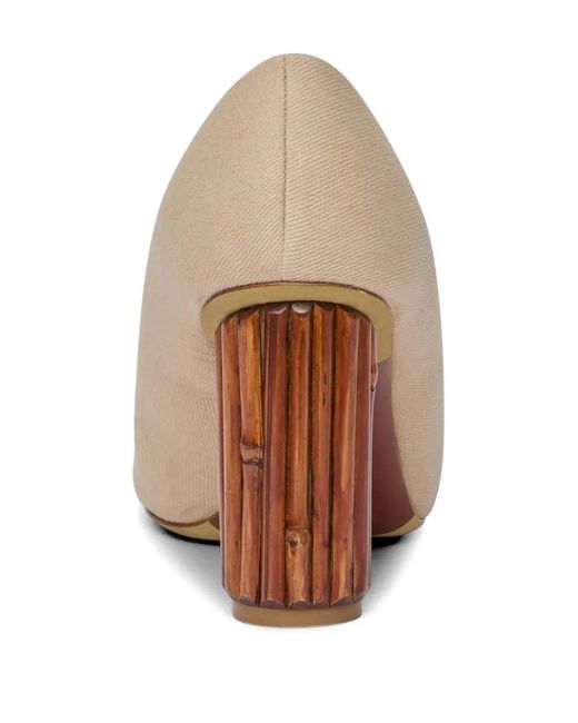Moschino Natural Sculpted-Heel Pumps