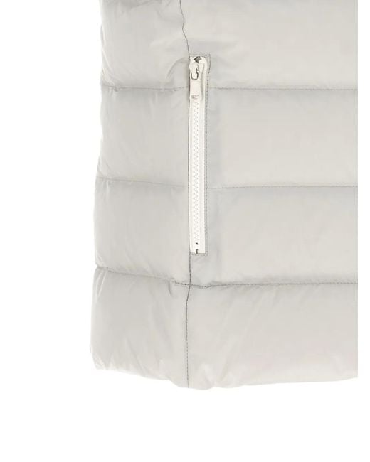 Brunello Cucinelli White Heraldic Patch Vest