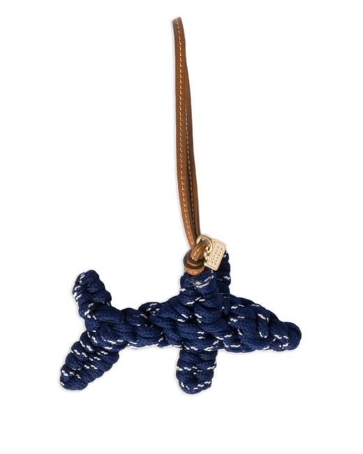 Miu Miu Blue Schlüsselanhänger Aus Leder