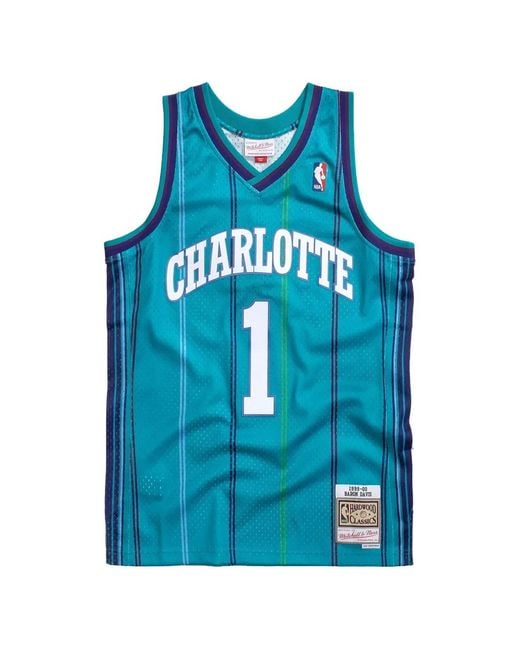 Mitchell & Ness Blue X Nba V-Neck Vest for men