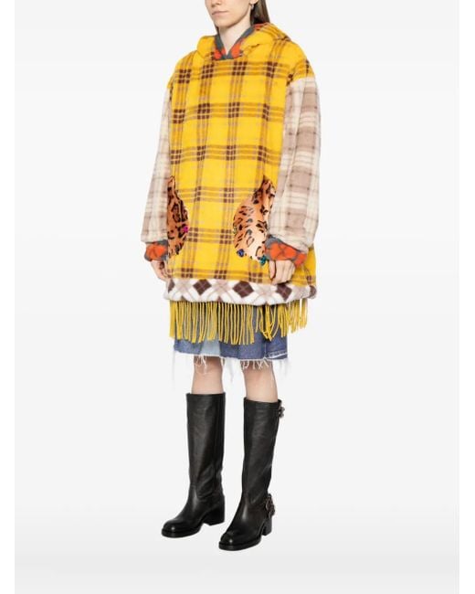PENULTIMATE Yellow Checked Hoodie