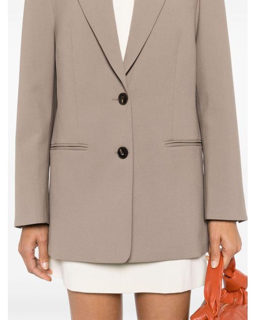 By Malene Birger Brown Ophie Single-breasted Blazer