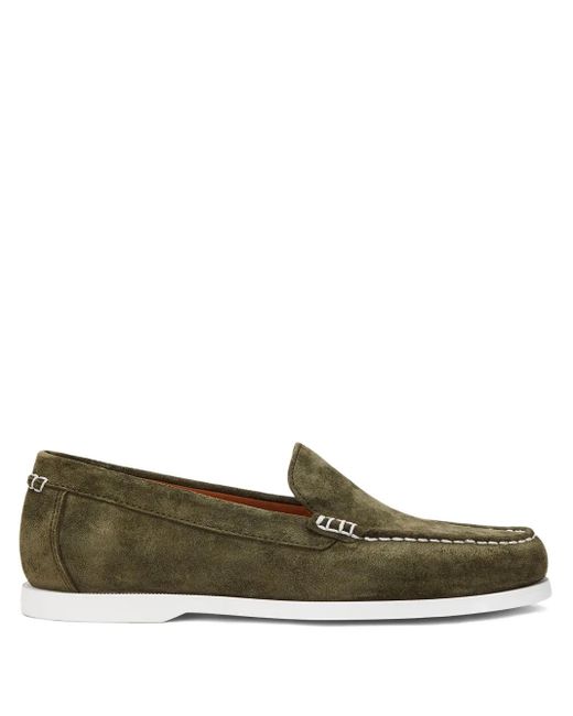 Polo Ralph Lauren Green Suede Loafers for men