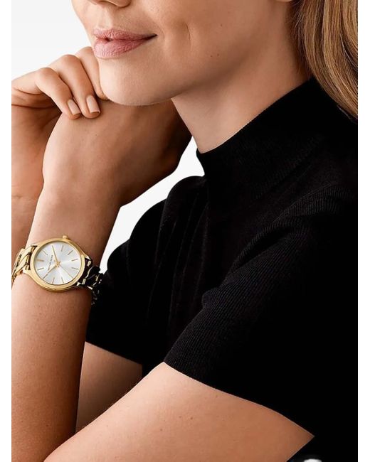 Reloj Runway de 38 mm Michael Kors de color Black
