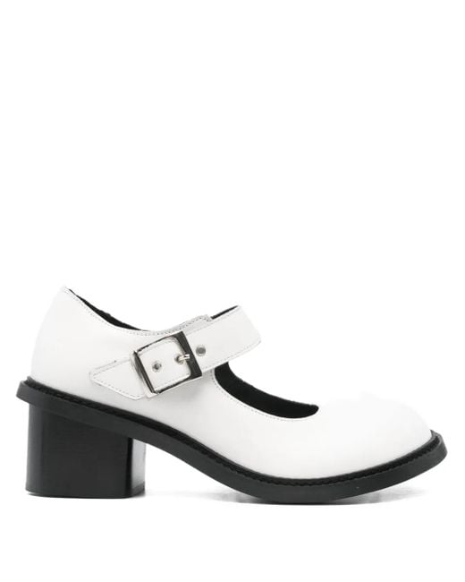 Comme des Garçons バックル パンプス White