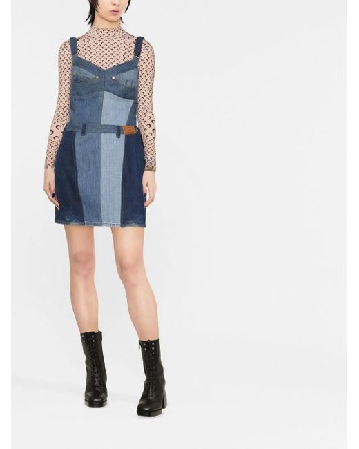 MARINE SERRE Blue Dress