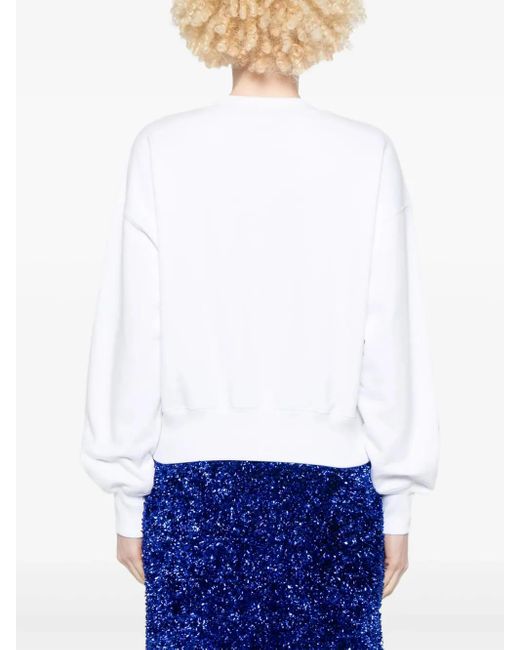 Gucci フロックロゴ スウェットシャツ White