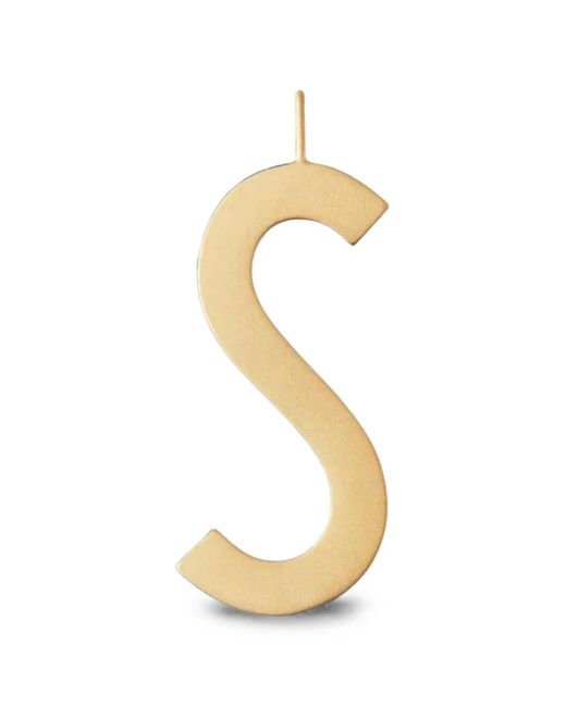 Design Letters Metallic S Letter-Pendant Necklace