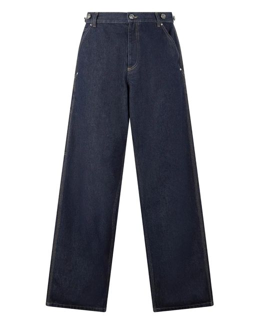 Roberto Cavalli Blue Rc-Monogram Jeans for men