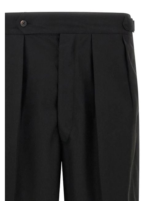 Cellar Door Black Rowan Trousers for men