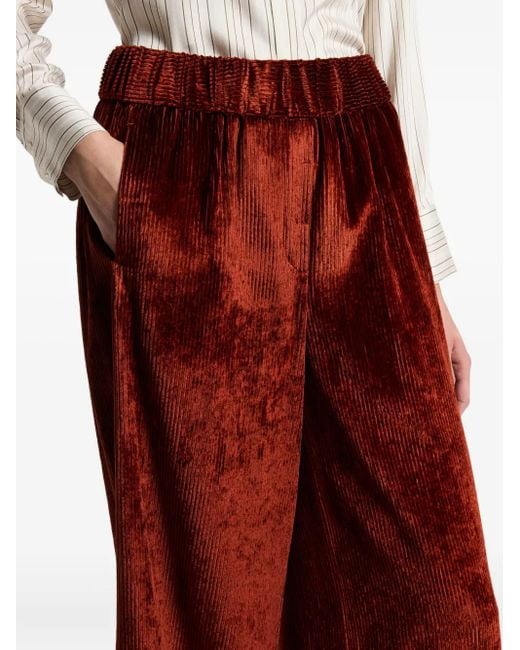 Peserico コーデュロイ パンツ Red