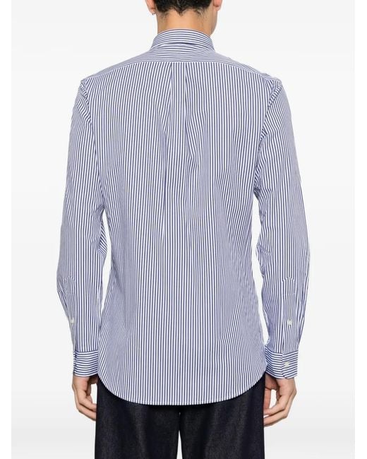 Polo Ralph Lauren Purple Striped Button-Down Shirt for men