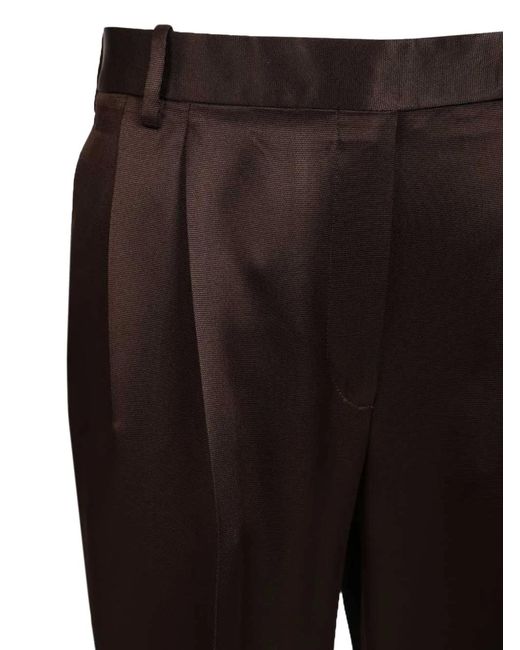 Tom Ford Brown Pleated Trousers
