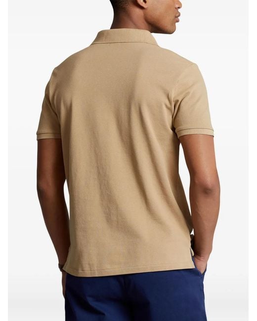 Polo Ralph Lauren Natural Polo Pony-Motif Cotton Polo Shirt for men