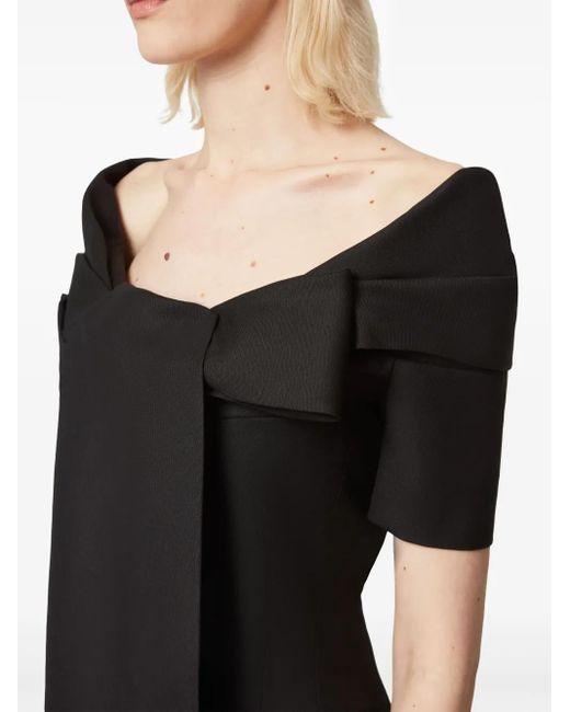 Nina Ricci オフショルダージャケット Black