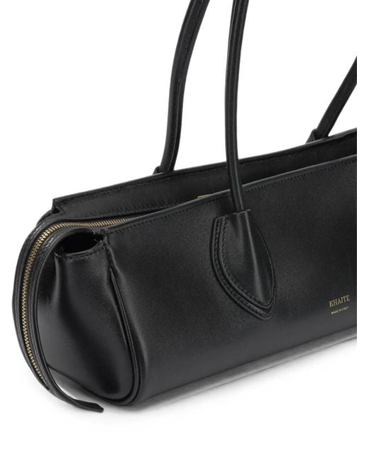 Khaite Black Donna Shoulder Bag