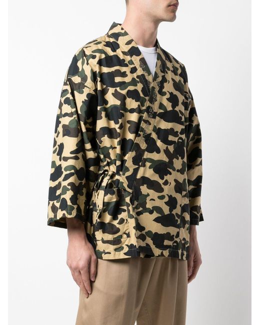 A Bathing Ape 1ST Camo KIMONO Shirt