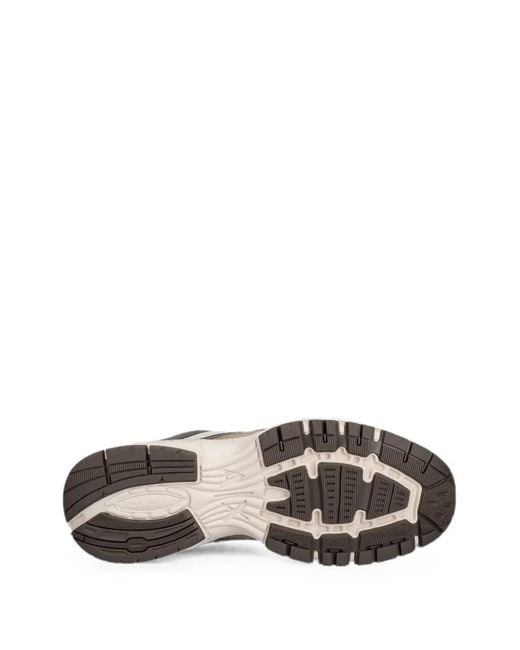 ARMANI EXCHANGE White Panelled Mesh Sneakers for men