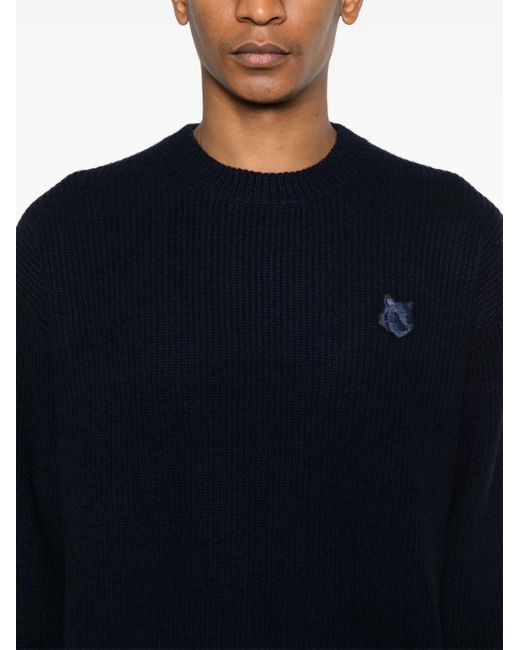 Maison Kitsuné Blue Sweaters for men