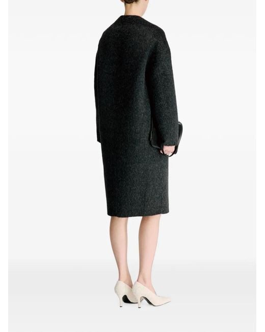 Loulou de Saison Black Orson Oval-Shaped Coat