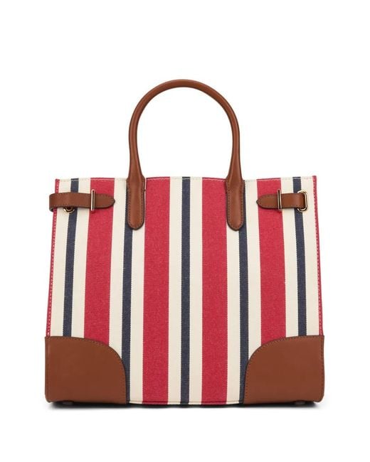 Borsa Tote Devyn di Ralph Lauren in Red