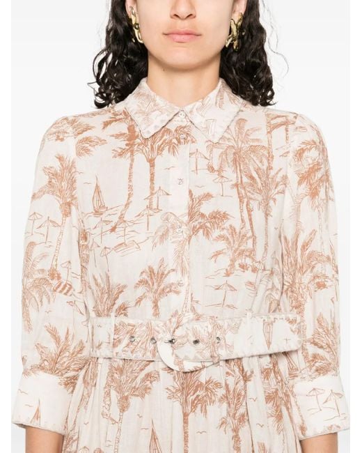 Mc2 Saint Barth Natural Daisi Dress