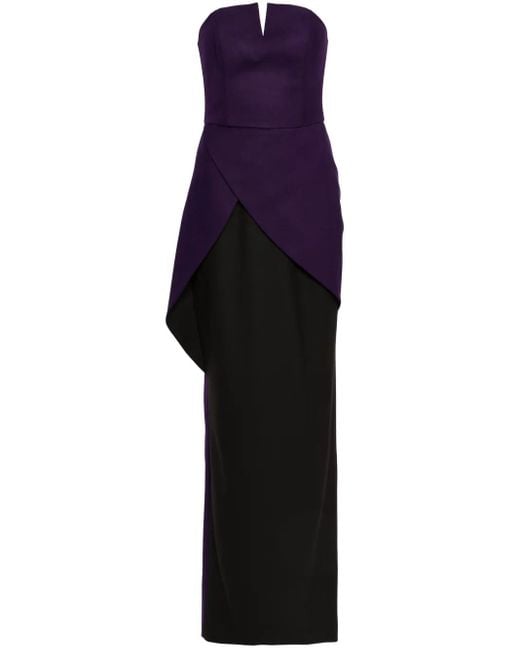 V:PM ATELIER Blue Jess Maxi Dress