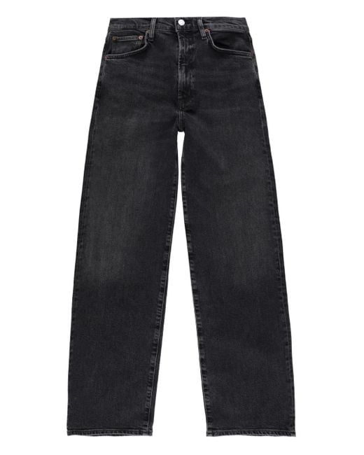 Agolde Blue Harper Denim Cotton Jeans