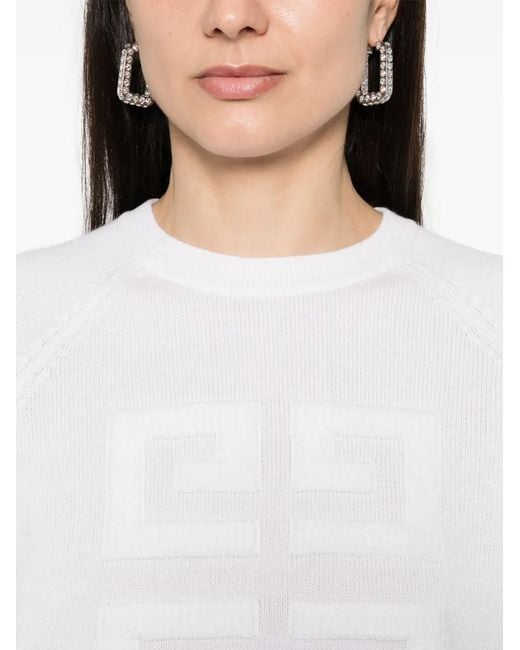 Givenchy White Cashmere Knitwear