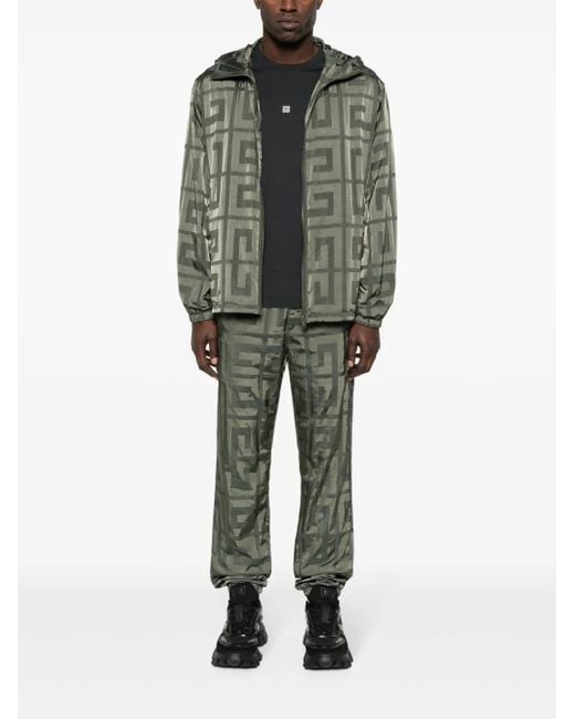 Givenchy Green 4G Windbreaker Jacket for men