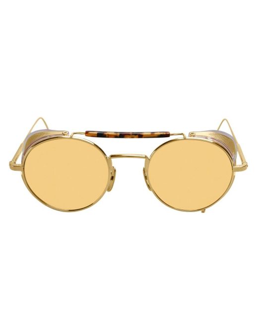 Thom Browne Natural 20th Anniversary Edition Runde Sonnenbrille