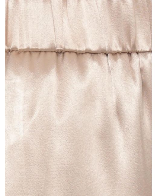 Peserico Natural Elasticated Palazzo Pants