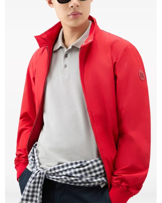 Woolrich Gray Mackinack Cotton Polo Shirt for men