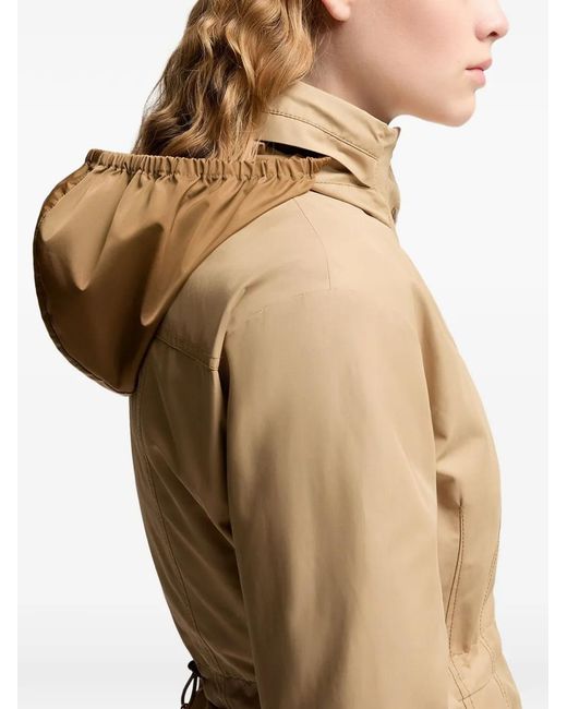 Moncler Natural Rhododendron Hooded Parka