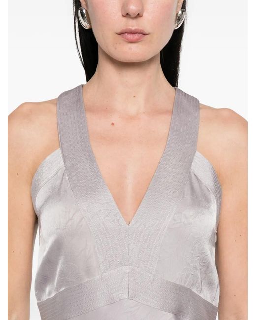 Boss White Halterneck Midi Dress